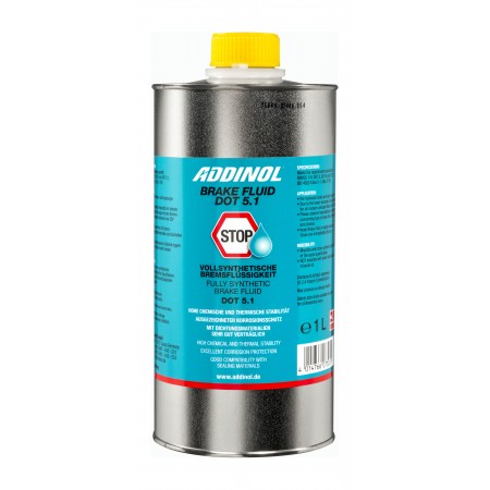 Синтетическая тормозная жидкость ADDINOL  Brake Fluid DOT 5.1, 1л